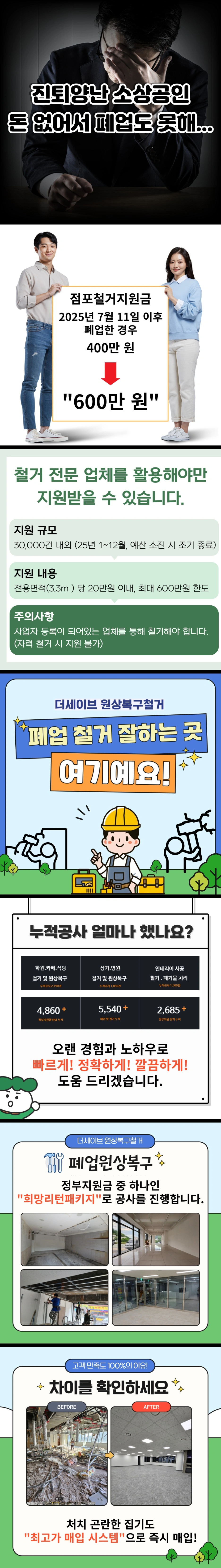 폐업 소상공인을 위한 점포 철거와 원상복구 지원 안내